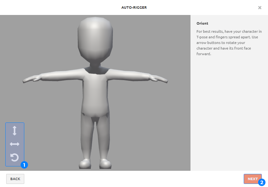Click upload character