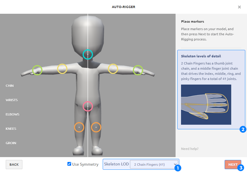 Configure Skeleton LOD