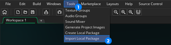 Import local package
